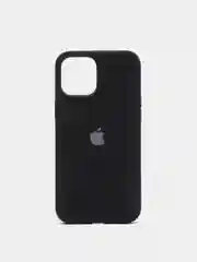 Черный противоударный силиконовый чехол, с лого, на iPhone 7/8/SE2/12 Pro Max/11/XR