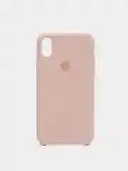 Кремовый противоударный силиконовый чехол, с лого, на iPhone 7/8/SE2/12 Pro Max/11/XR