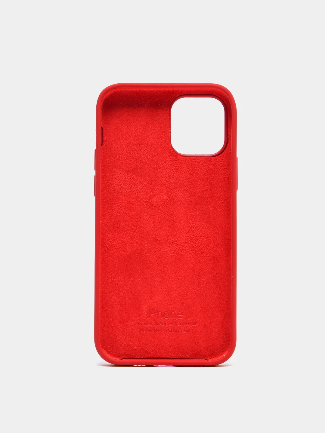 Багровый противоударный силиконовый чехол, с лого, на iPhone 7/8/SE2/12 Pro Max/11/XR
