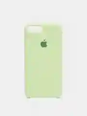 Салатовый противоударный силиконовый чехол, с лого, на iPhone 7/8/SE2/12 Pro Max/11/XR