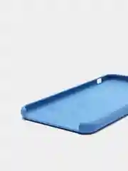 Лазурный противоударный силиконовый чехол, с лого, на iPhone 7/8/SE2/12 Pro Max/11/XR