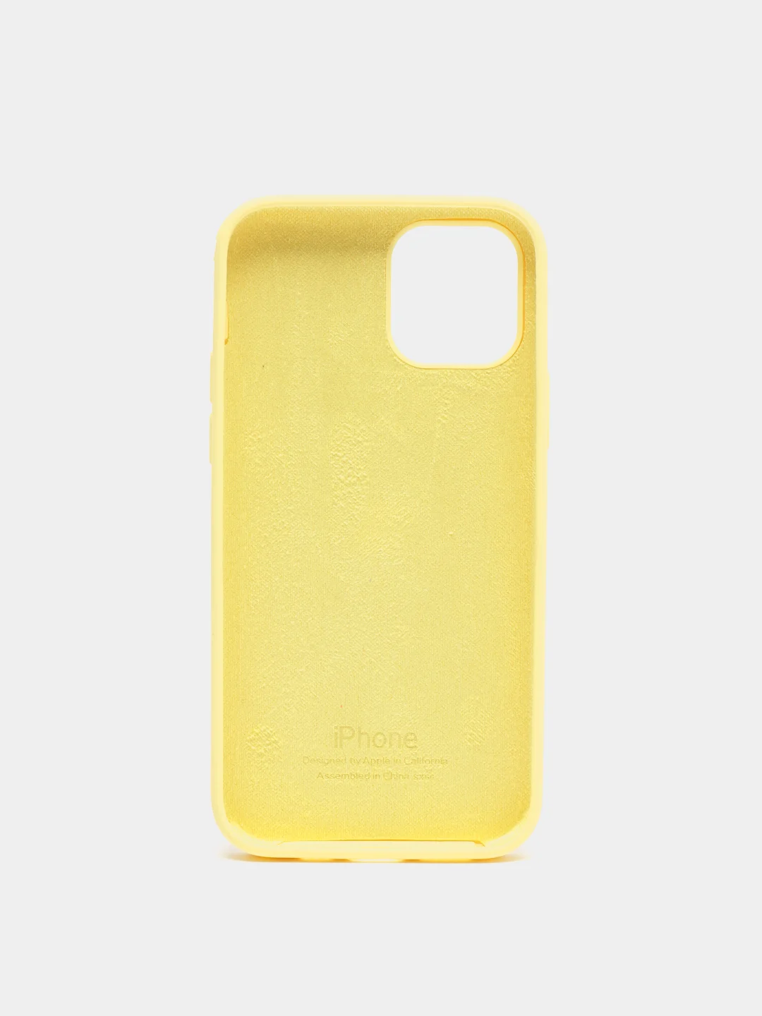 Лимонный противоударный силиконовый чехол, с лого, на iPhone 7/8/SE2/12 Pro Max/11/XR