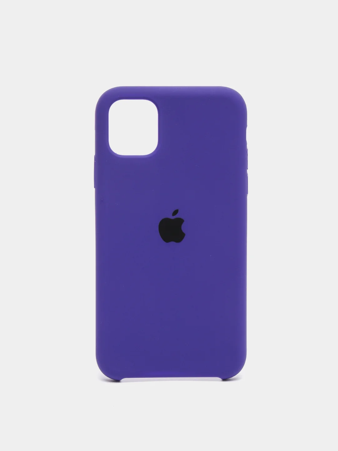 Фиолетовый противоударный силиконовый чехол, с лого, на iPhone 7/8/SE2/12 Pro Max/11/XR