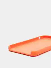 Оранжевый противоударный силиконовый чехол, с лого, на iPhone 7/8/SE2/12 Pro Max/11/XR