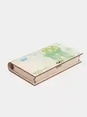Купюрница-конверт "100 евро", денежная шкатулка из дерева