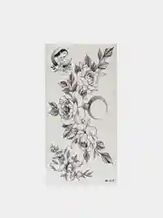 Желтый временная татуировка 9,6х19 см/переводная татуировка/тату рукав/для тела/
