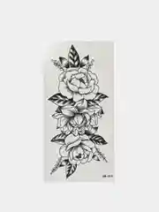Коралловый меланж временная татуировка 9,6х19 см/переводная татуировка/тату рукав/для тела/