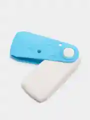 Набор ластиков BRAUBERG "FRUITY" 3 штука, 57х24х15 мм, белые, пластиковый футляр