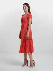 Зеленый платье женское летнее, в мелкий цветочек