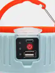 Фонарь для кемпинга на солнечной батарее с USB-зарядкой