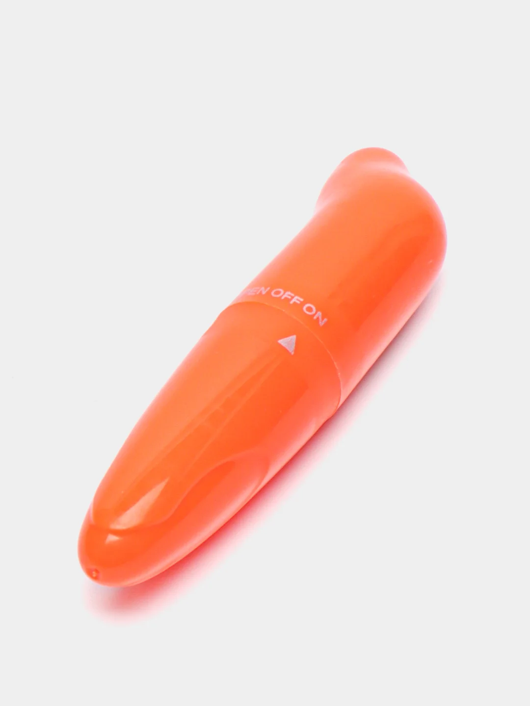 Оранжевый вибратор G-Spot "Дельфин" для вагинально-клиторальной стимуляции, мини