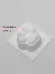 Прозрачный форма силиконовая для заливки свечей и мыла - молд лапа