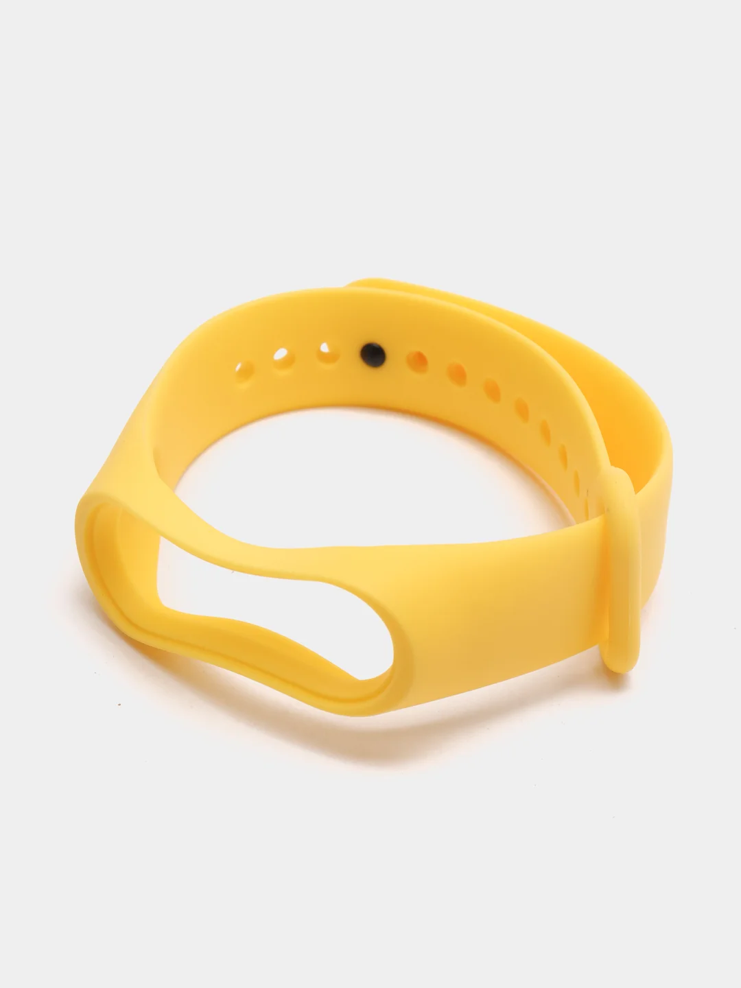 Желтый силиконовый ремешок для фитнес браслета Xiaomi Mi Band 4, Mi Band 3