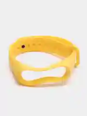 Желтый силиконовый ремешок для фитнес браслета Xiaomi Mi Band 4, Mi Band 3