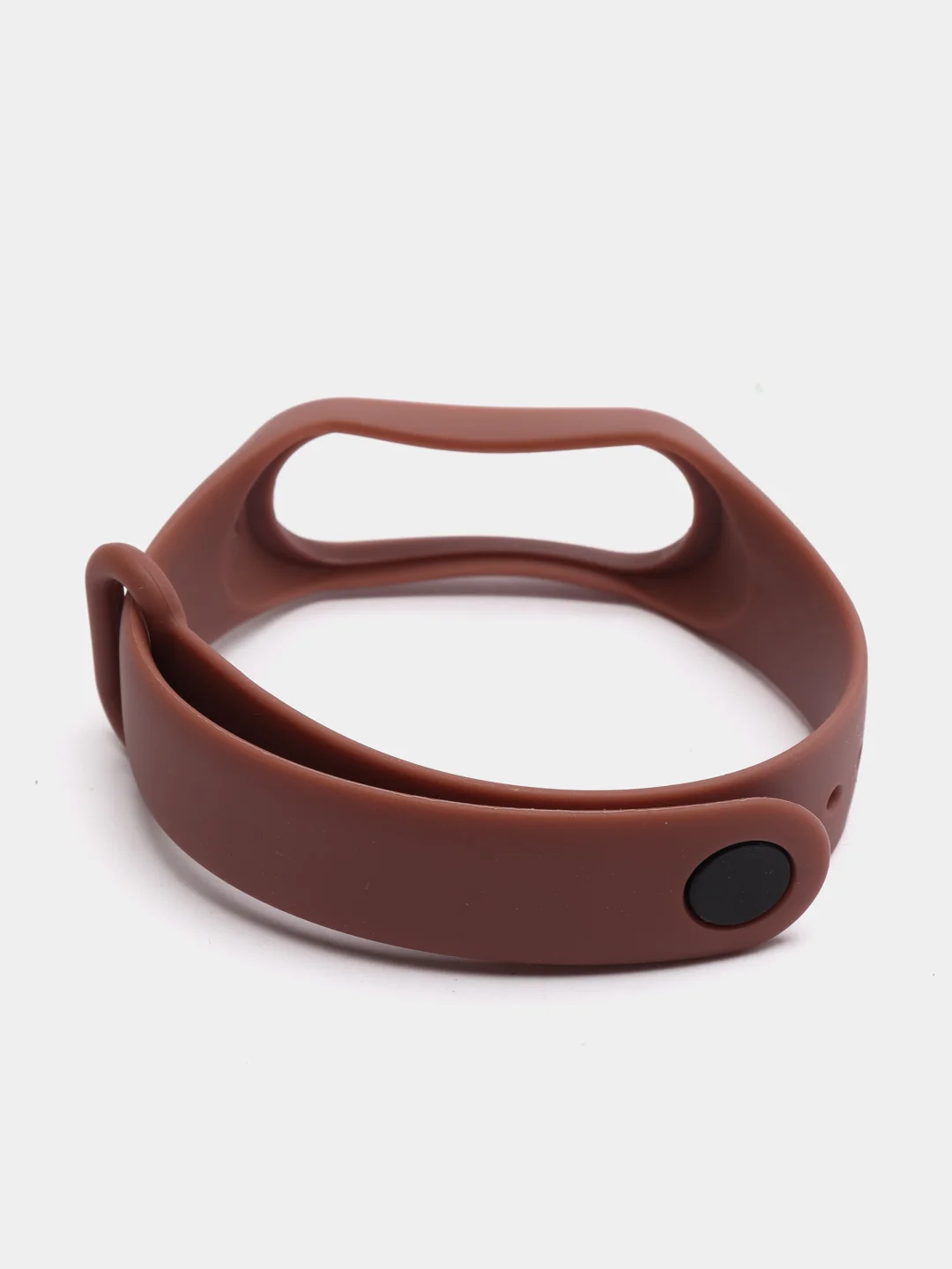 Коричневый силиконовый ремешок для фитнес браслета Xiaomi Mi Band 4, Mi Band 3