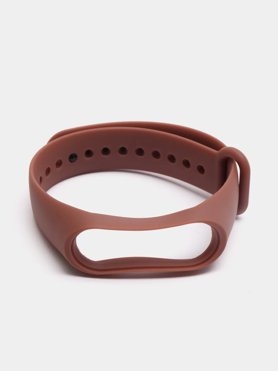 Коричневый силиконовый ремешок для фитнес браслета Xiaomi Mi Band 4, Mi Band 3