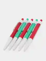 Ручка автоматическая шариковая синяя, 5 штук