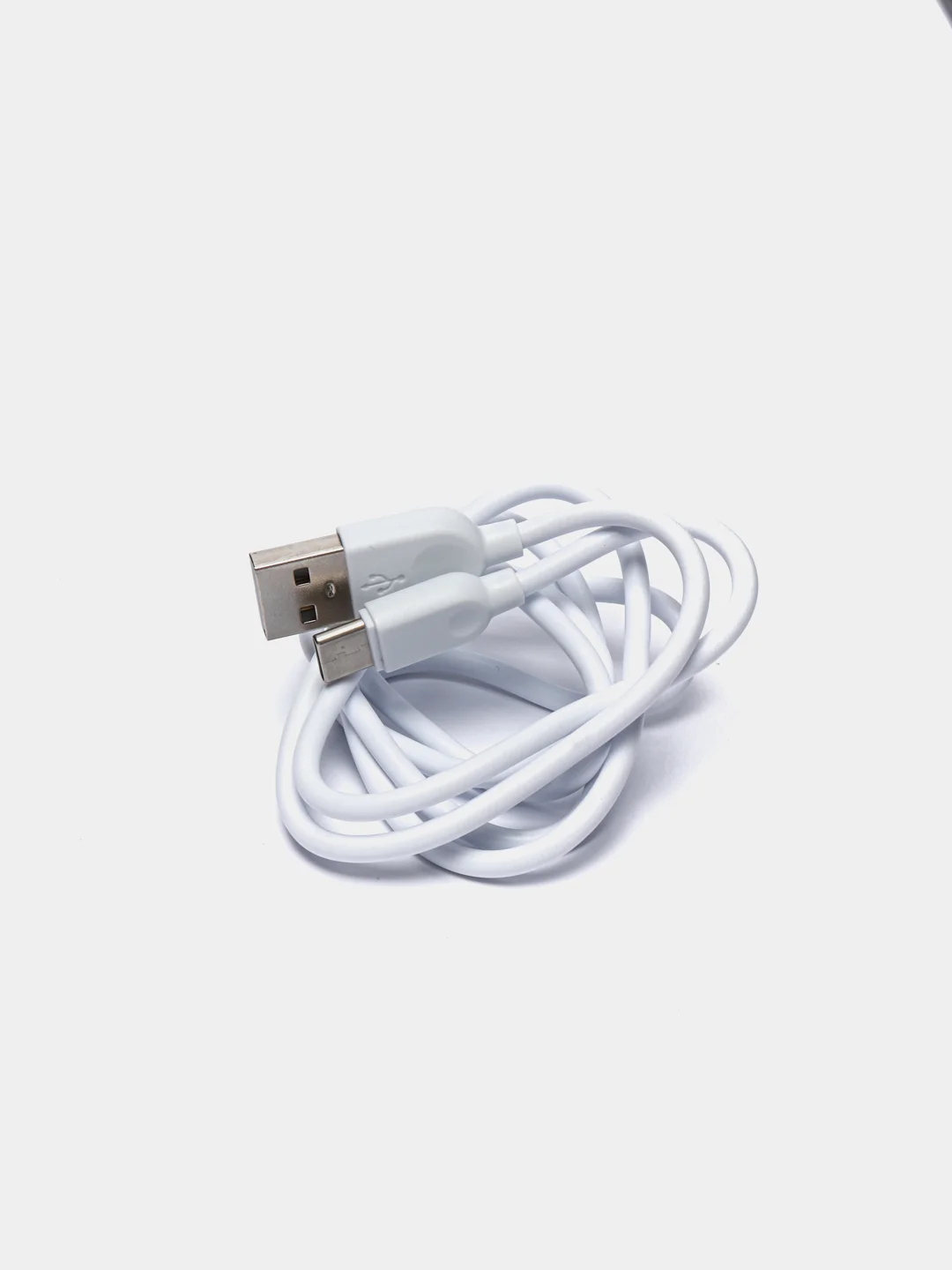 Белый зарядное устройство Borofone BA59A (1xUSB, QC 3.0, 18W+ опц.кабель Micro-USB или Type-C)