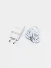 Белый зарядное устройство Borofone BA59A (1xUSB, QC 3.0, 18W+ опц.кабель Micro-USB или Type-C)