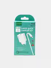 Зарядное устройство для телефона, с быстрой зарядкой, Type-C, Micro, 22.5W, кабель