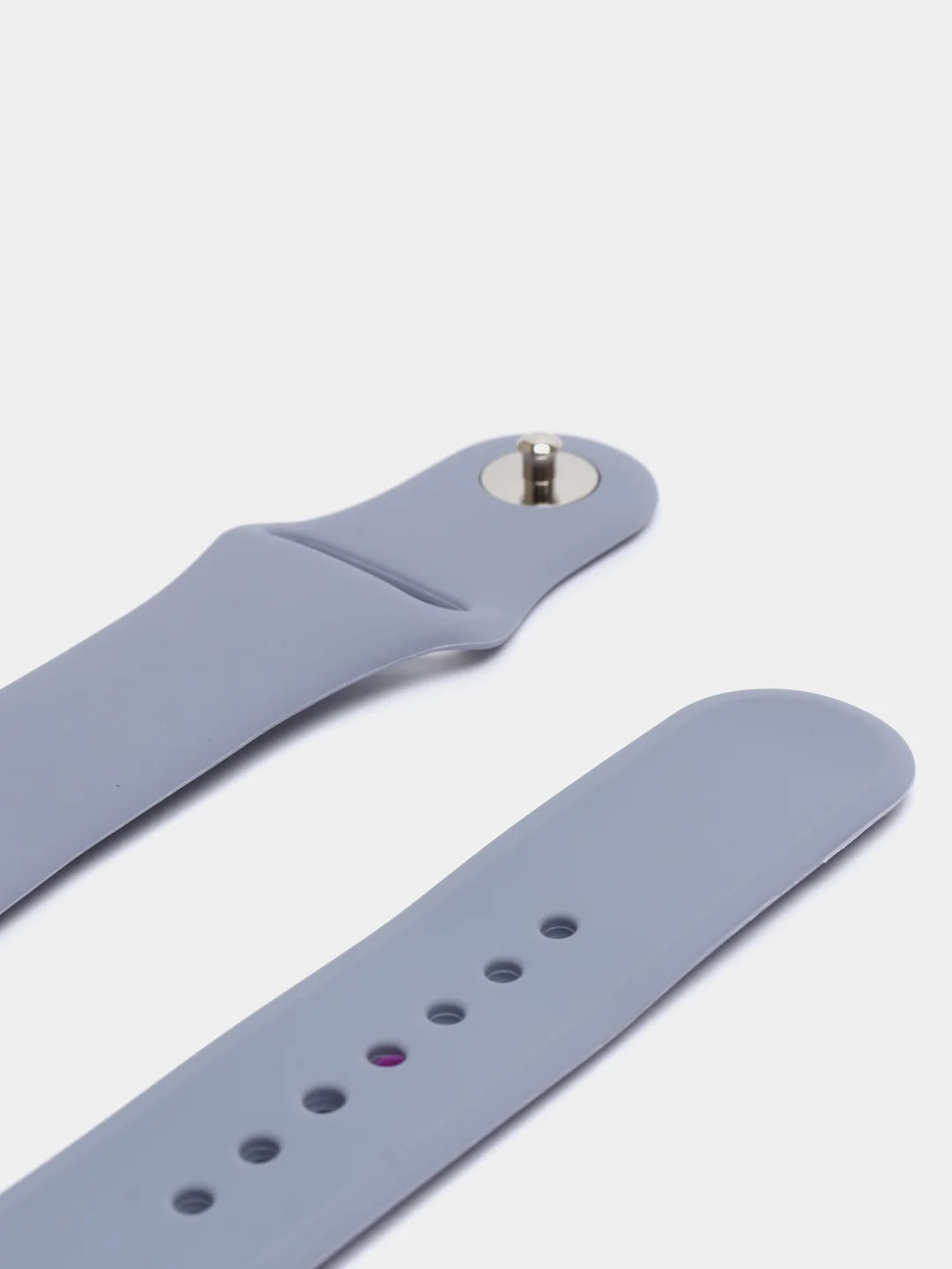 Синий меланж ремешок для Apple Watch, силиконовый
