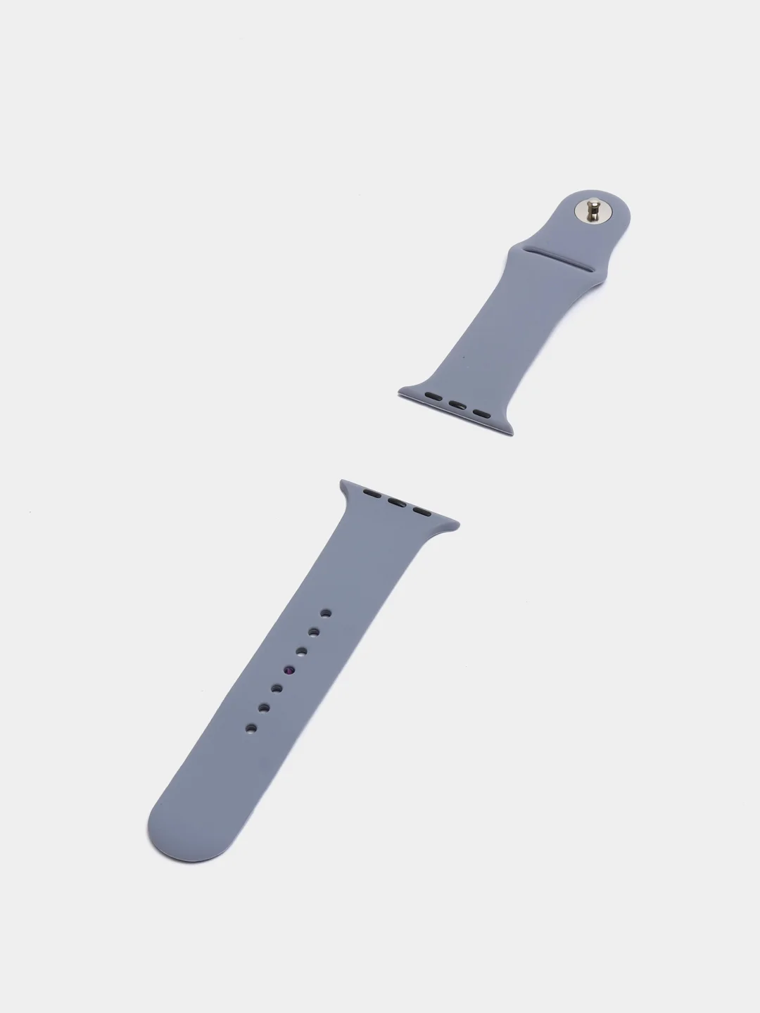 Синий меланж ремешок для Apple Watch, силиконовый