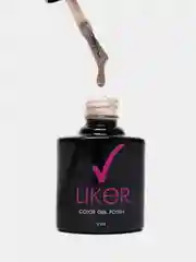 Бежевый меланж гель-лак Liker, 9 мл