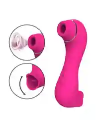 Вакуумный стимулятор клитора 2 в 1