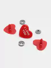 Сердечко с надписью "I love you", 3 штуки