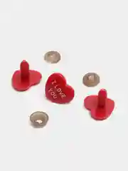 Сердечко с надписью "I love you", 3 штуки