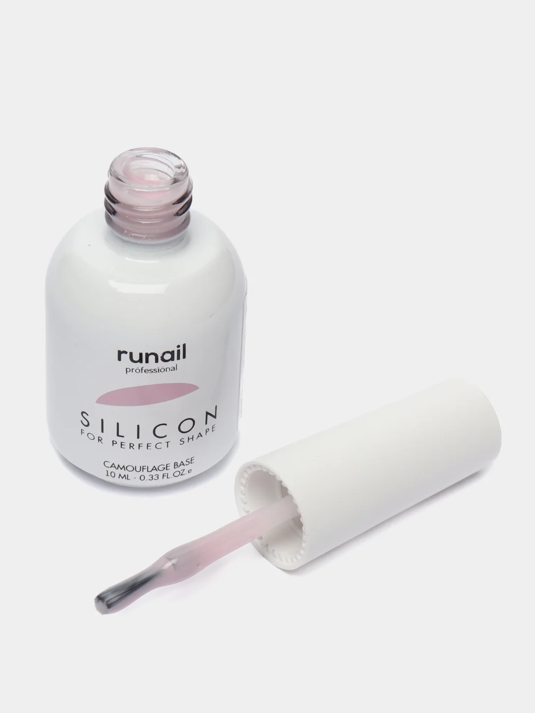 Пастельно-коралловый силиконовая камуфлирующая база для гель-лака Runail Professional