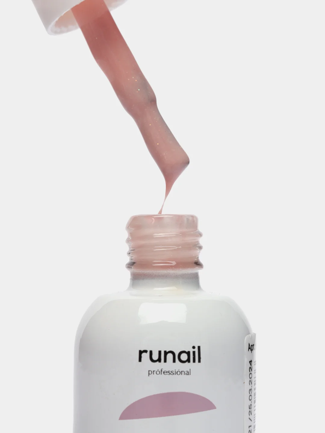Карамельный силиконовая камуфлирующая база для гель-лака Runail Professional, 10 мл