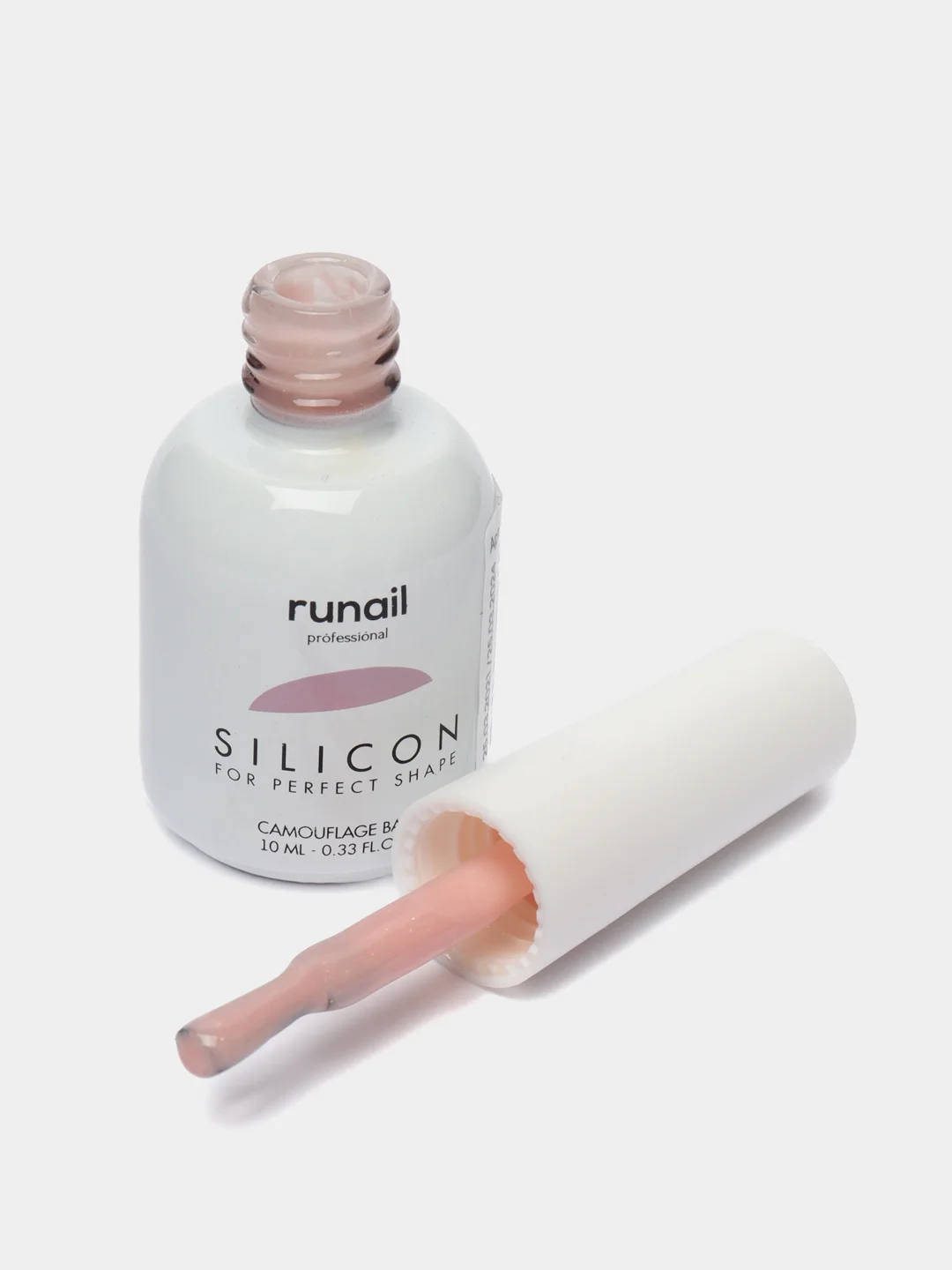 Карамельный силиконовая камуфлирующая база для гель-лака Runail Professional, 10 мл