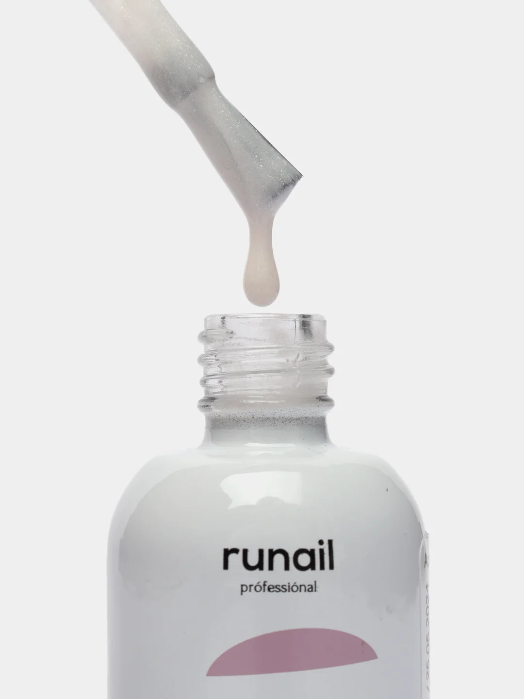 Бежевый меланж силиконовая камуфлирующая база для гель-лака Runail Professional, 10 мл