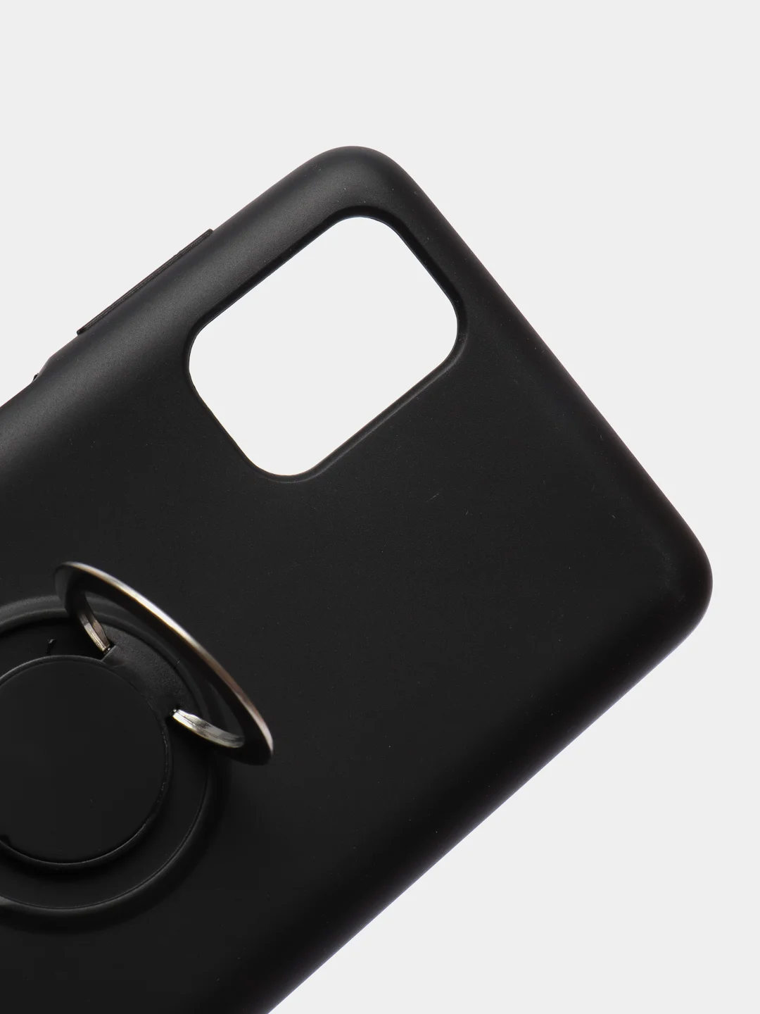 Черный чехол для Samsung Galaxy M21, M30s, M31, M51, с кольцом-держателем
