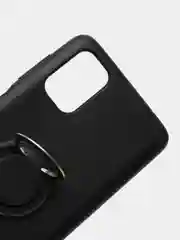 Черный чехол для Samsung Galaxy M21, M30s, M31, M51, с кольцом-держателем