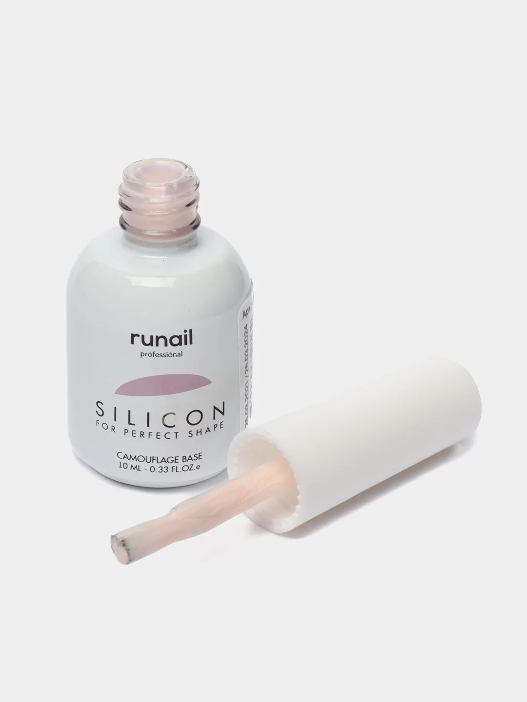 Бежевый силиконовая камуфлирующая база для гель-лака Runail Professional, 10 мл