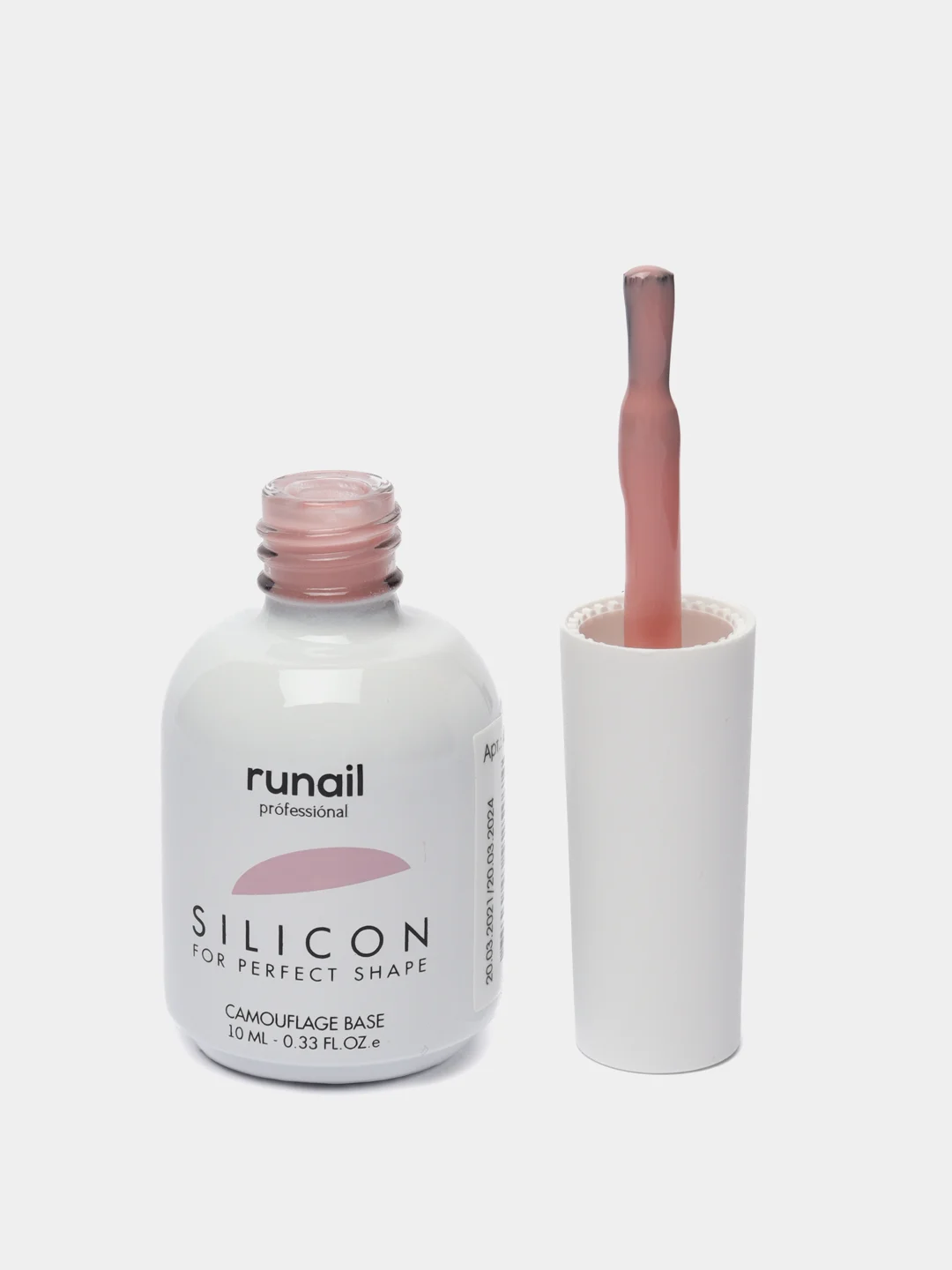 Кораллово-розовый силиконовая камуфлирующая база для гель-лака Runail Professional