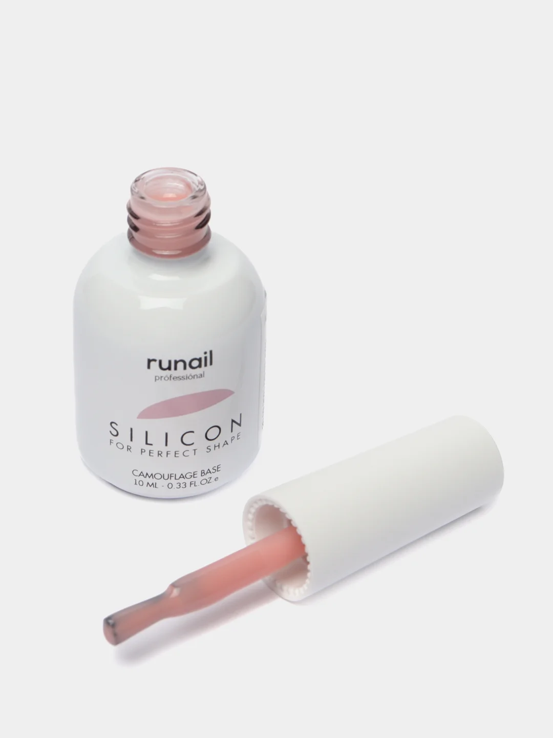 Кораллово-розовый силиконовая камуфлирующая база для гель-лака Runail Professional