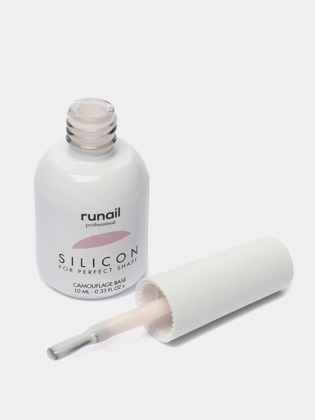 Молочный силиконовая камуфлирующая база для гель-лака Runail Professional