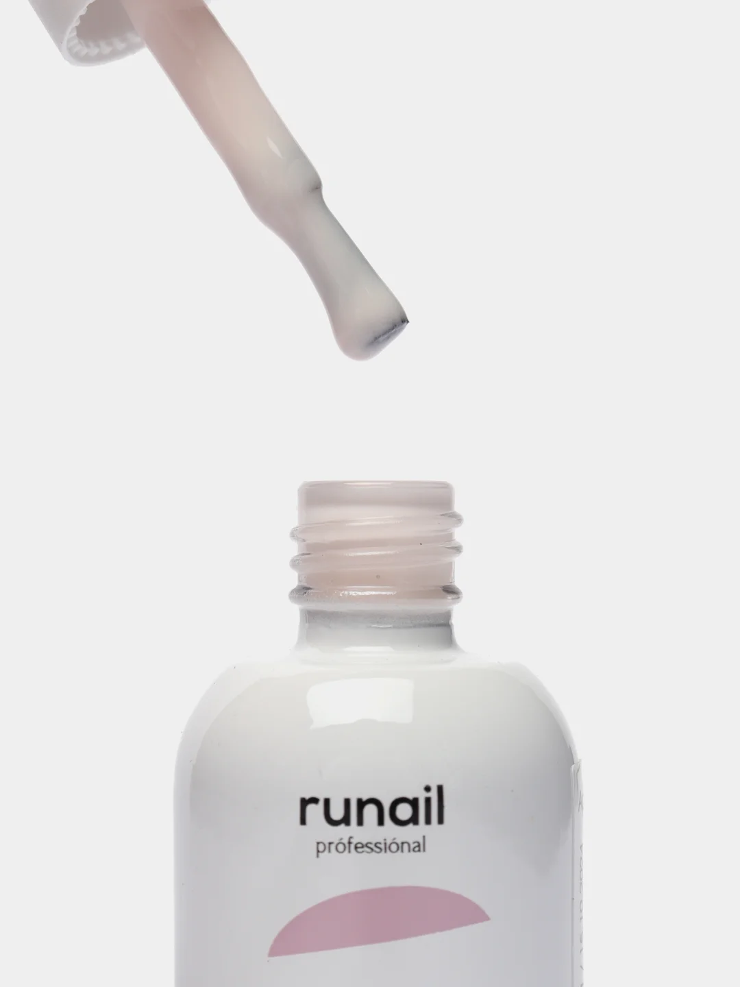 Молочный силиконовая камуфлирующая база для гель-лака Runail Professional
