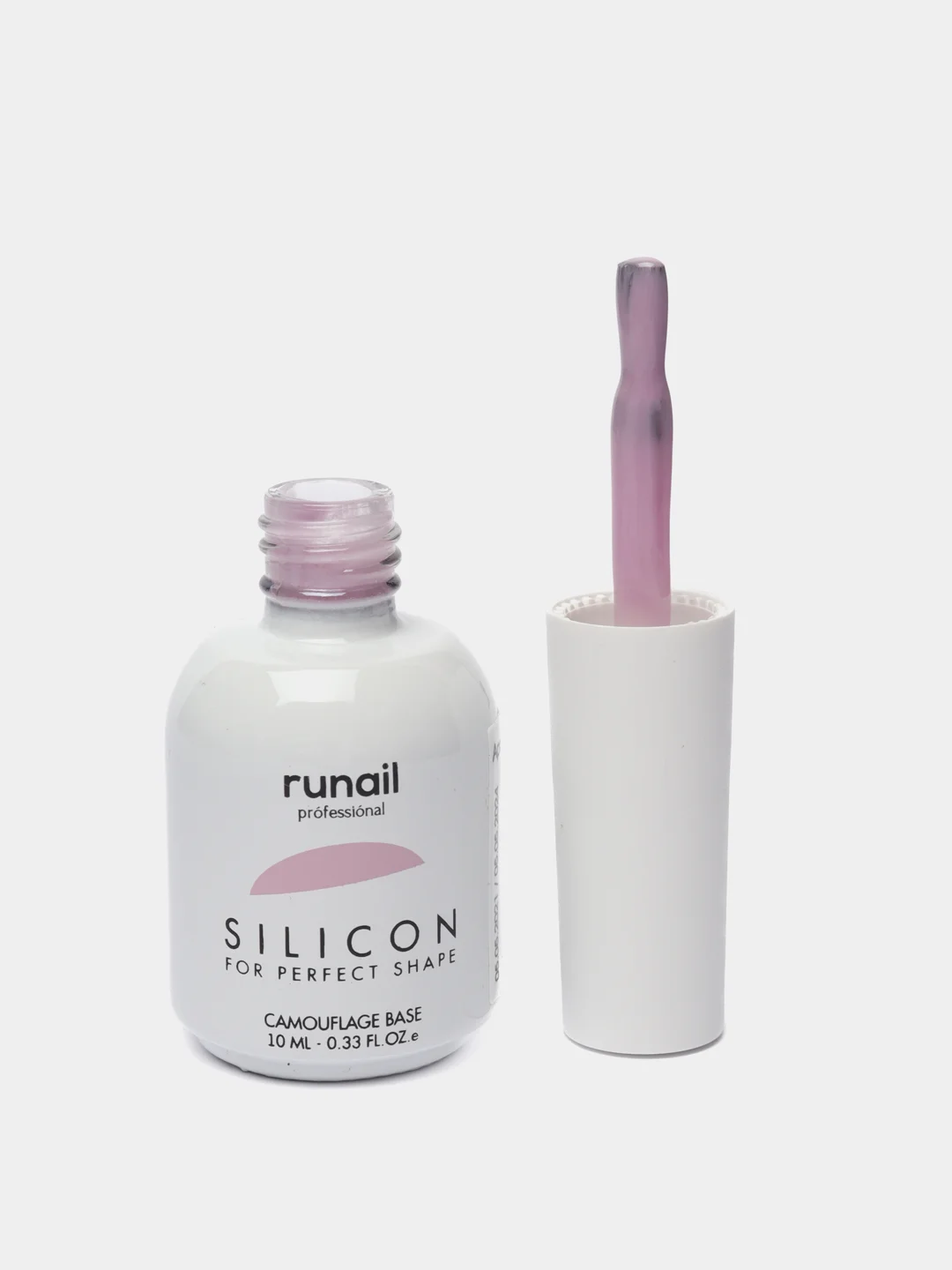 Коралловый меланж силиконовая камуфлирующая база для гель-лака Runail Professional