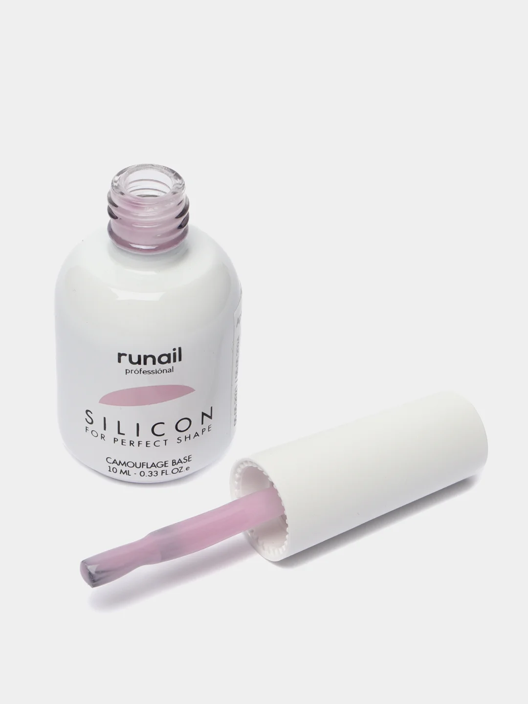Коралловый меланж силиконовая камуфлирующая база для гель-лака Runail Professional