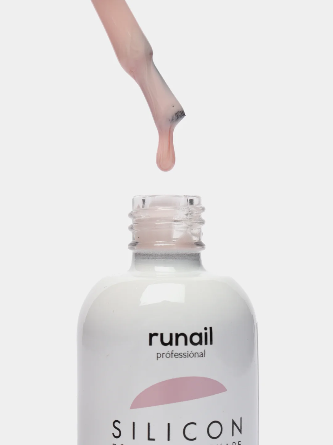 Слоновая кость силиконовая камуфлирующая база для гель-лака Runail Professional