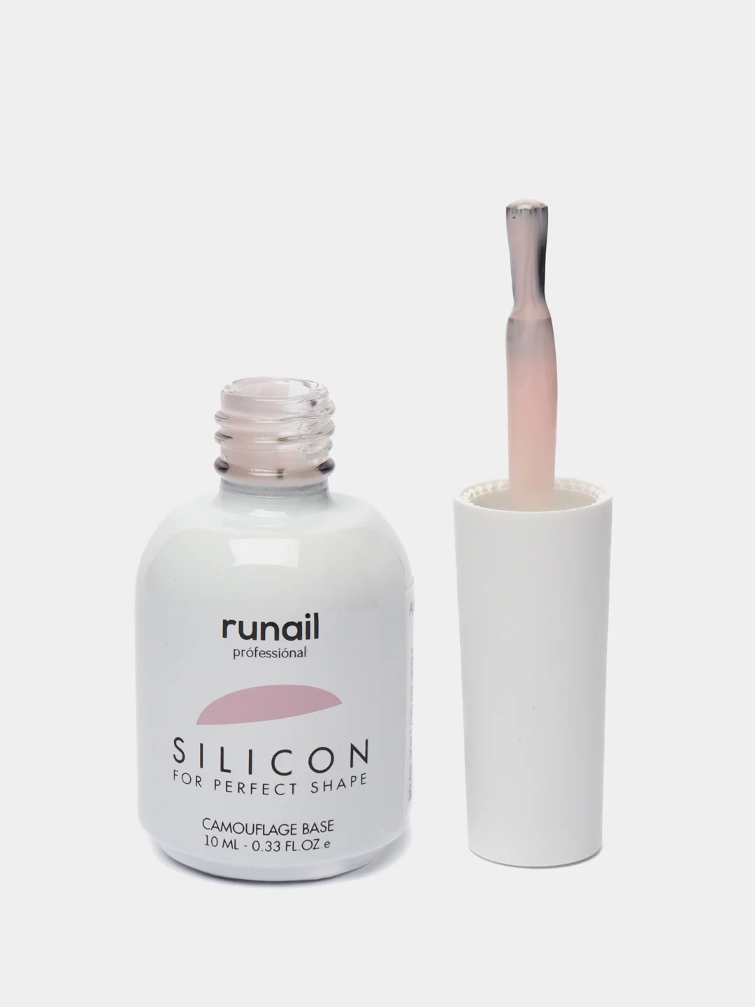 Слоновая кость силиконовая камуфлирующая база для гель-лака Runail Professional