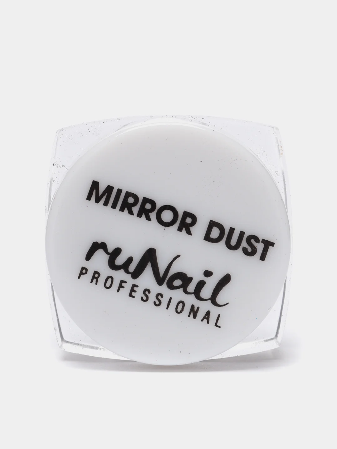 Серебряный зеркальная пыль для втирки Runail Professional, с аппликатором, 1 г