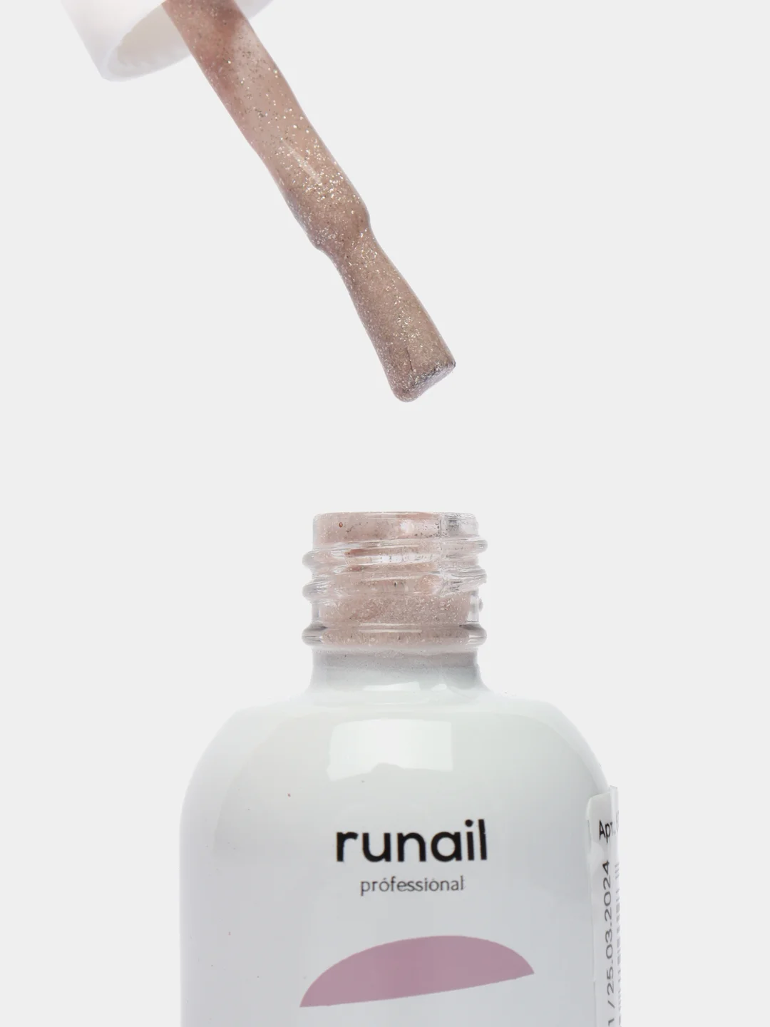 Золотой силиконовая камуфлирующая база для гель-лака Runail Professional, 10 мл