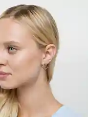 Серебряный серьги "Геометрия"