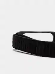 Угольный ремешок нейлоновый для Xiaomi mi band 3, 4, 5, 6 на липучке