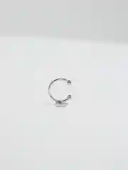 Серебряный серьга-кафф